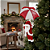 Enfeite Natalino Papai Noel Paraquedista 65cm - Unid - Imagem 1