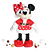 Pelúcia Minnie Mouse Vermelho Natal 45cm - Decoração - Imagem 1
