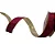 Fita Aramada Decorativa 3,8 X 9,14m Vinho E Ouro - Unid - Imagem 1