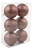 Bola De Natal Cobre 8cm C/6 Unid - Decoração - Imagem 3