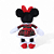 Pelucia Minnie Roupa Xadrez Vermelho/ Verde 30cm - Decoração - Imagem 3