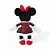 Pelucia Minnie Roupa Xadrez Vermelho/ Verde 45cm - Decoração - Imagem 2