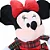 Pelucia Minnie Roupa Xadrez Vermelho/ Verde 45cm - Decoração - Imagem 3