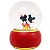Globo Neve Disney Original Mickey Minnie Enfeite Natal - Un - Imagem 2