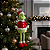 Enfeite Natalino Boneco Decorativo Grinch Verde Claro - 45cm - Imagem 1