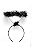 Tiara De Anjo Preto Acessório Carnaval - Unid - Imagem 1