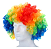 Peruca De Palhaço Colorida Fantasia Carnaval Festa - Unid - Imagem 1