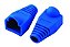CAPA PARA CONECTOR RJ-45 MACHO AZUL C/ 10 UN - Imagem 2