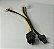 CABO ADAPTADOR PCI-EXPRESS 6+2 PINOS X 2 MOLEX - Imagem 1