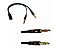 ADAPTADOR DE AUDIO P3 FEMEA P/ 2 P2 MACHO - Imagem 3