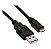 CABO USB P/ MICRO USB ( V8 ) 80 CM. PRETO - Imagem 1