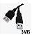 CABO USB EXTENSOR 2.0 A MACHO X A FÊMEA 3 MT. - Imagem 1