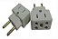 ADAPTADOR TOMADA QUADRADO 10A/20A - Imagem 1