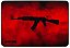 MOUSE PAD GAMER RISE MODE SNIPER RED 42CX29CX3MM - Imagem 1