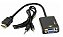 CONVERSOR HDMI MACHO X VGA FEMÊA C/ ÁUDIO - Imagem 2