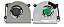 COOLER NOTEBOOK ITAUTEC W7420/W7425/W7535/A7420/A7520 6-23-AC450-013 - Imagem 1