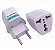 ADAPTADOR TOMADA PADRÃO EUROPEU P/ BRASIL - Imagem 2