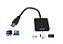 CONVERSOR USB 3.0 MACHO P/ VGA FÊMEA - Imagem 1