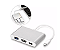 CONVERSOR USB-C P/ HDMI / USB 3.0 / USB-C FÊMEA - Imagem 1