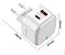 CARREGADOR CELULAR 35W USB/USB-C SEM CABO - Imagem 2