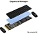 DISSIPADOR P/ SSD M2 NVME 2280 C/ THERMALPAD - Imagem 2