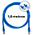 CABO DE REDE 1.5 MT. PLUS CABLE CAT6 AZUL - Imagem 1