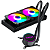 WATER COOLER MACH1 RGB 240 mm - Imagem 3