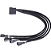 CABO EXTENSOR P/ 4 COOLERS CONECTOR FONTE ( MOLEX ) - Imagem 2