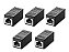 EMENDA CABO DE REDE RJ45 FEMEA CAT6 C/ 5 UN. - Imagem 1