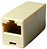 EMENDA CABO DE REDE RJ45 FÊMEA CAT5 - Imagem 1