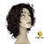 Peruca Lace Cabelo Humano: Castanho Médio Com Mechas - Ondulado Black Médio - Imagem 3