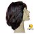 Peruca lace cabelo humano: Castanho Escuro - Liso grosso - Imagem 4