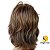 Peruca Lace Cabelo Humano: Loiro Escuro Mesclado - Liso Grosso - Imagem 3