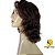 Peruca Lace Cabelo Humano: Castanho Escuro - Liso Ondulado - Imagem 2