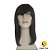 Peruca Lace De Cabelo Humano: Castanho Escuro - Liso - Imagem 1