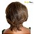 Peruca Lace Cabelo Humano: Louro Escuro Mesclado - Liso Ondulado - Imagem 5