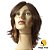 Peruca Lace Cabelo Humano: Castanho Natural - Liso Ondulado - Imagem 4
