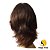 Peruca Lace Cabelo Humano: Castanho Natural - Liso Ondulado - Imagem 5