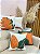 Kit 4 capas Costela de Adão Terracota com verde - Imagem 3