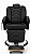 Cadeira para barbearia profissional Hidraulica Reclinavel Amanhecer Black - Imagem 3