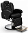 Cadeira para barbearia profissional Hidraulica Reclinavel Amanhecer Black - Imagem 1