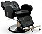 Cadeira para barbearia profissional Hidraulica Reclinavel Amanhecer Black - Imagem 5