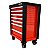 CARRINHO DE FERRAMENTAS  7 GAVETAS VERMELHO STARTER - 87B36-7BA-R - KING TONY - Imagem 2