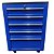 CARRINHO DE FERRAMENTAS 5 GAVETAS AZUL - CEBA - BEZAFER - Imagem 1