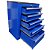 CARRINHO DE FERRAMENTAS 5 GAVETAS AZUL - CEBA - BEZAFER - Imagem 3