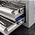 BAU METALICO COM 2 GAVETAS E COM TAMPA SUPERIOR (CINZA) - 87A07-2A-G - KING TONY - Imagem 3