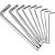 JOGO DE CHAVE TORX LONGA T10-T50 09PCS - 20319PR - KING TONY - Imagem 3