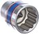 SOQUETE ESTRIADO 23MM X 1/2 - 433023M - KING TONY - Imagem 3