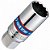 SOQUETE DE VELA ESTRIADO C/ BORRACHA 18MM X 3/8 - 36B018 - KING TONY - Imagem 1