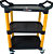 CARRINHO 3 BANDEJAS AMARELO - 0699990061 - SIGMA TOOLS - Imagem 1